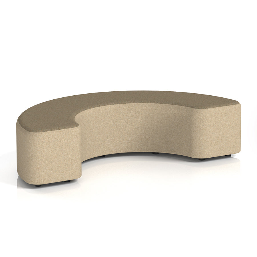 Harlestone Curved Stool in Two Tone - 90 or 180 degree curves