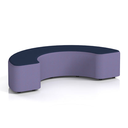 Harlestone Curved Stool in Two Tone - 90 or 180 degree curves