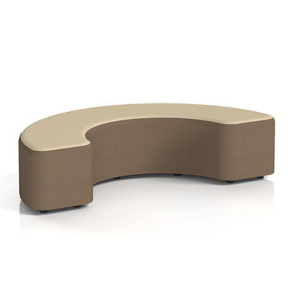 Harlestone Curved Stool in Two Tone - 90 or 180 degree curves