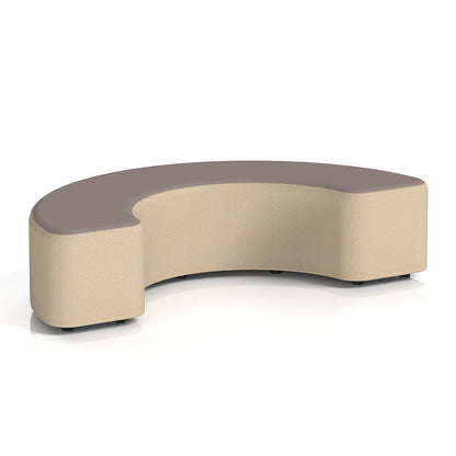 Harlestone Curved Stool in Two Tone - 90 or 180 degree curves