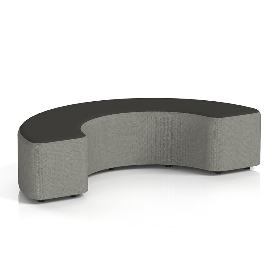 Harlestone Curved Stool in Two Tone - 90 or 180 degree curves