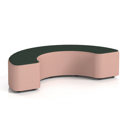 Harlestone Curved Stool in Two Tone - 90 or 180 degree curves