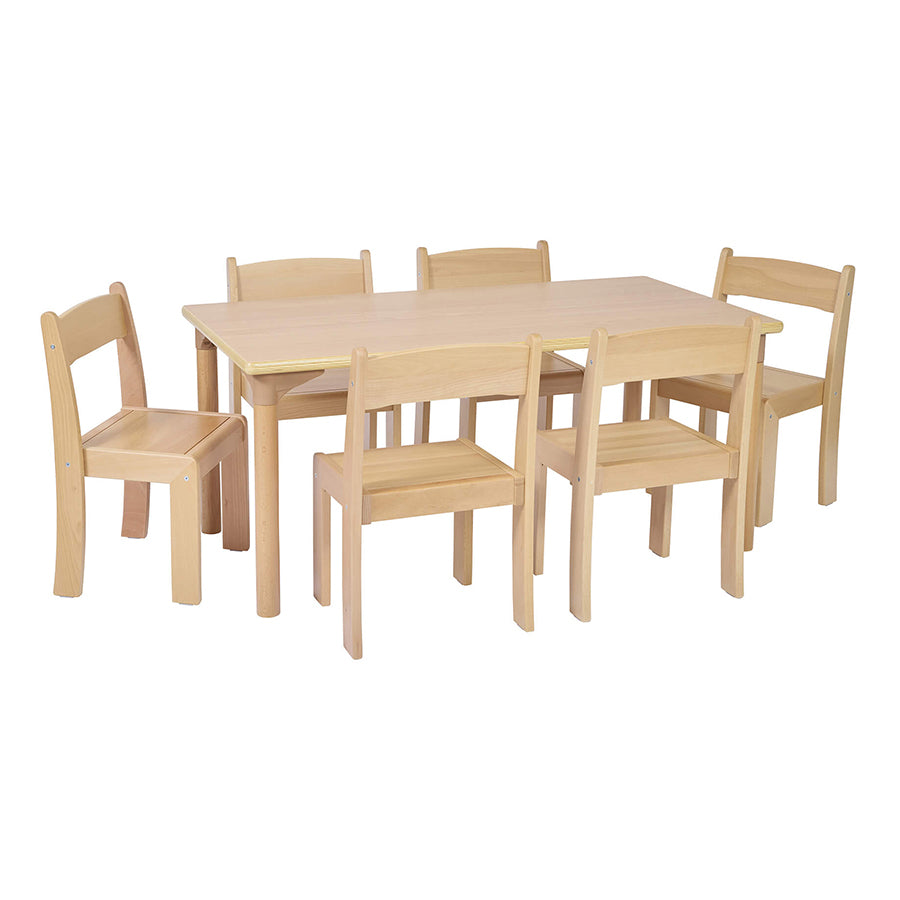 Beechwood Stackable Chairs Natural