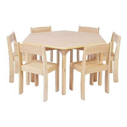Beechwood Stackable Chairs Natural