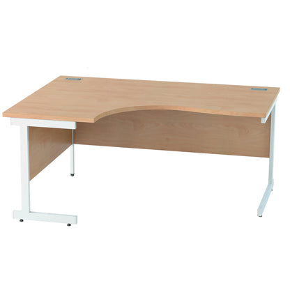 Satellite Cantilever Desk Left Scooped Workstation (Available in 1600 / 1800mm)