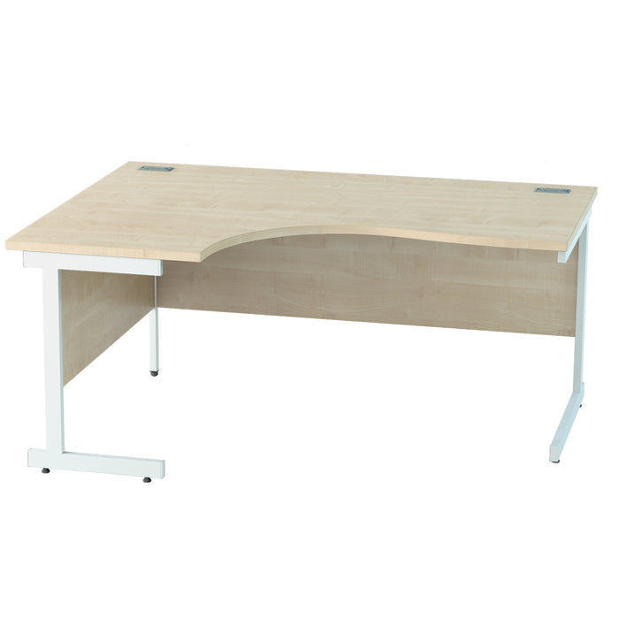 Satellite Cantilever Desk Left Scooped Workstation (Available in 1600 / 1800mm)