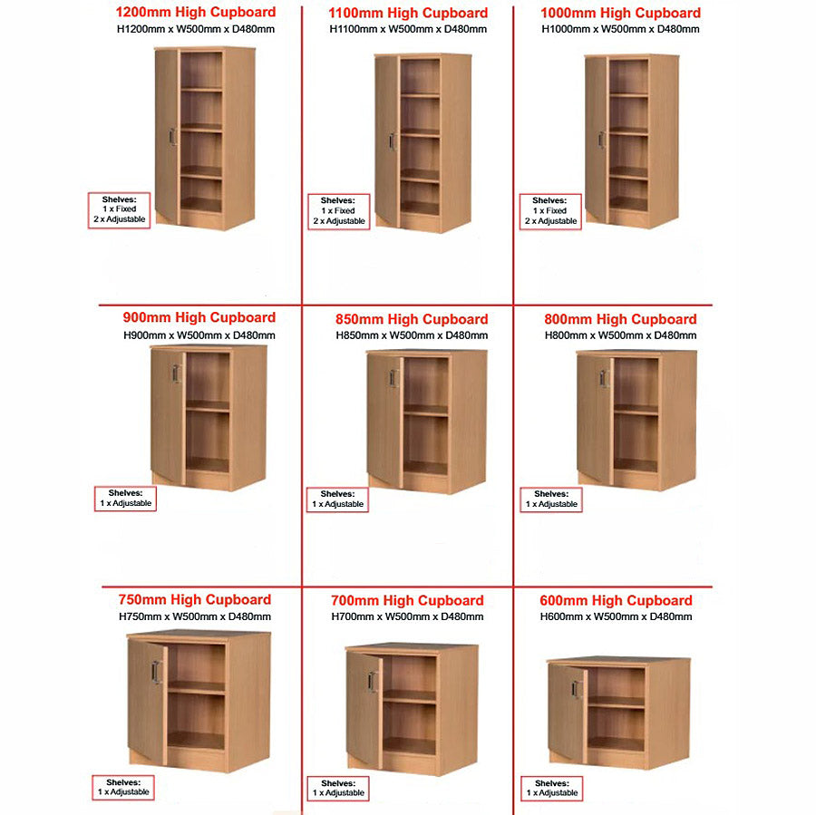 Smart Storage Single Premium Cupboard W500mm