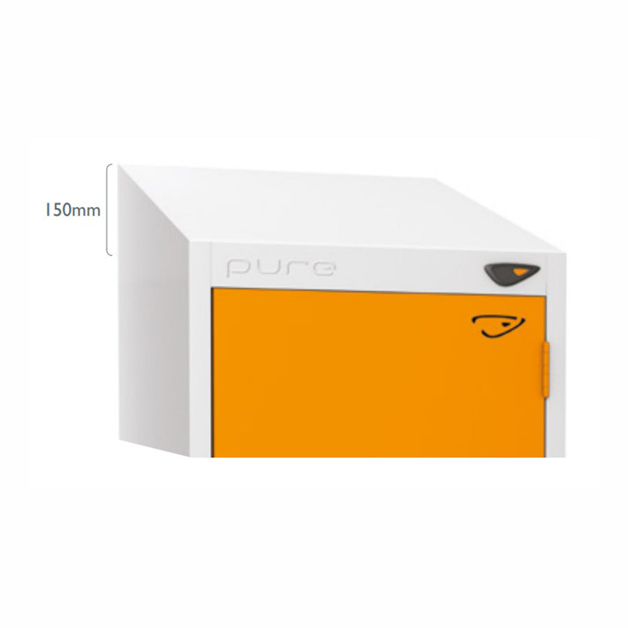 Pure Prime 5 Door Sloping Top Locker H1950/1800xW300xD380mm