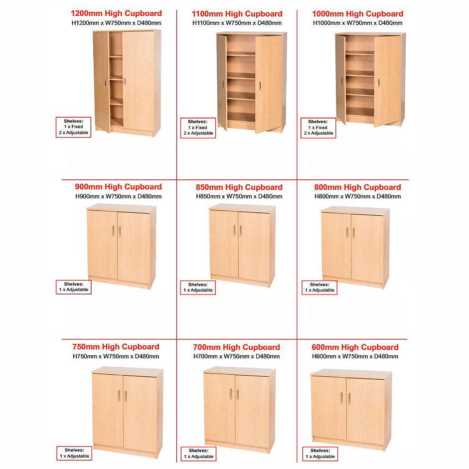 Smart Storage Double Premium Cupboard W750mm