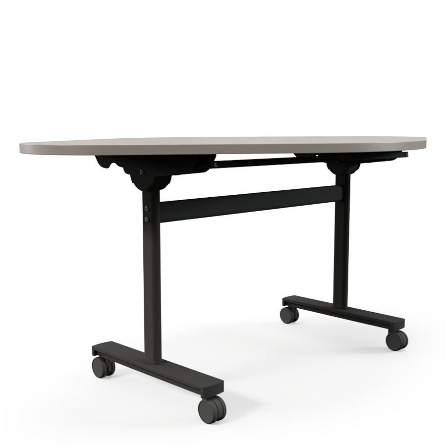 Scrum Trapezoidal Flip-Top Table