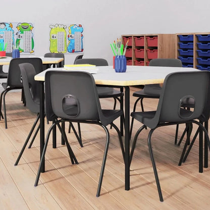 Series E Poly Chair Charcoal Lifestyle Image