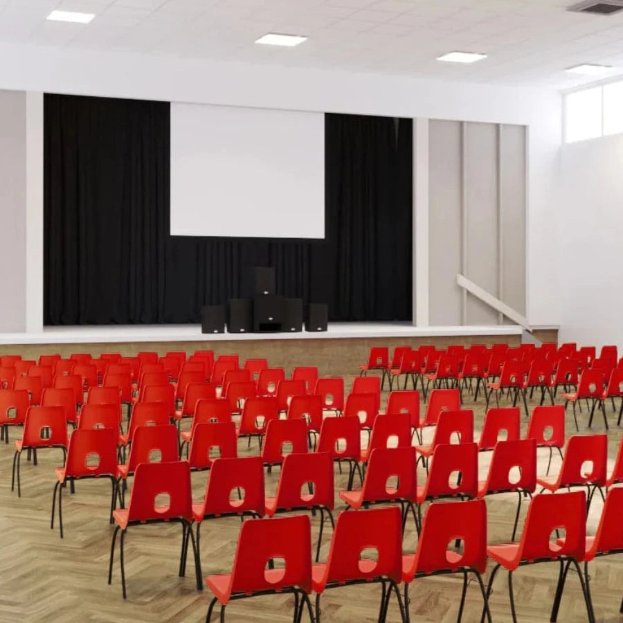 Series E Poly Chair Red Lifestyle Image