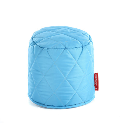 Small Outdoor Quilted Pouffes (Set Of 6)