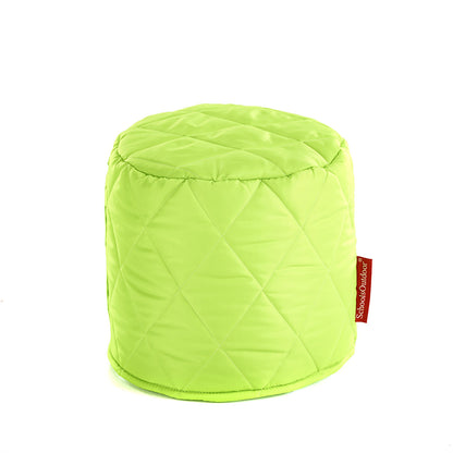 Small Outdoor Quilted Pouffes (Set Of 6)