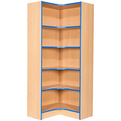 Smart Storage 750mm Flat Top Internal Corner Library Bookcases with 4 shelves