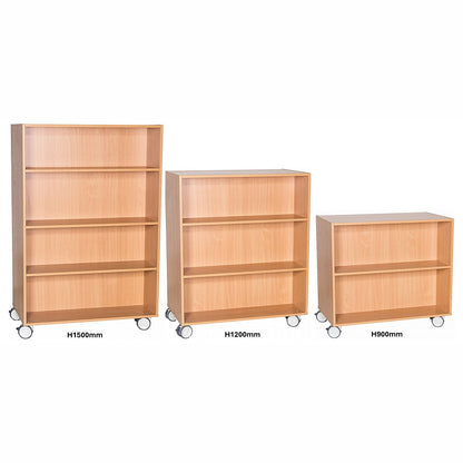 Smart Storage Britannia High Mobile Double Sided Bookcases