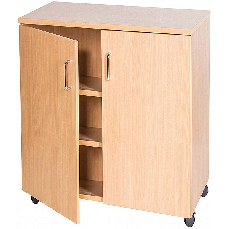 Smart Storage Double Cupboard H779 x W690 x D480mm - Mobile