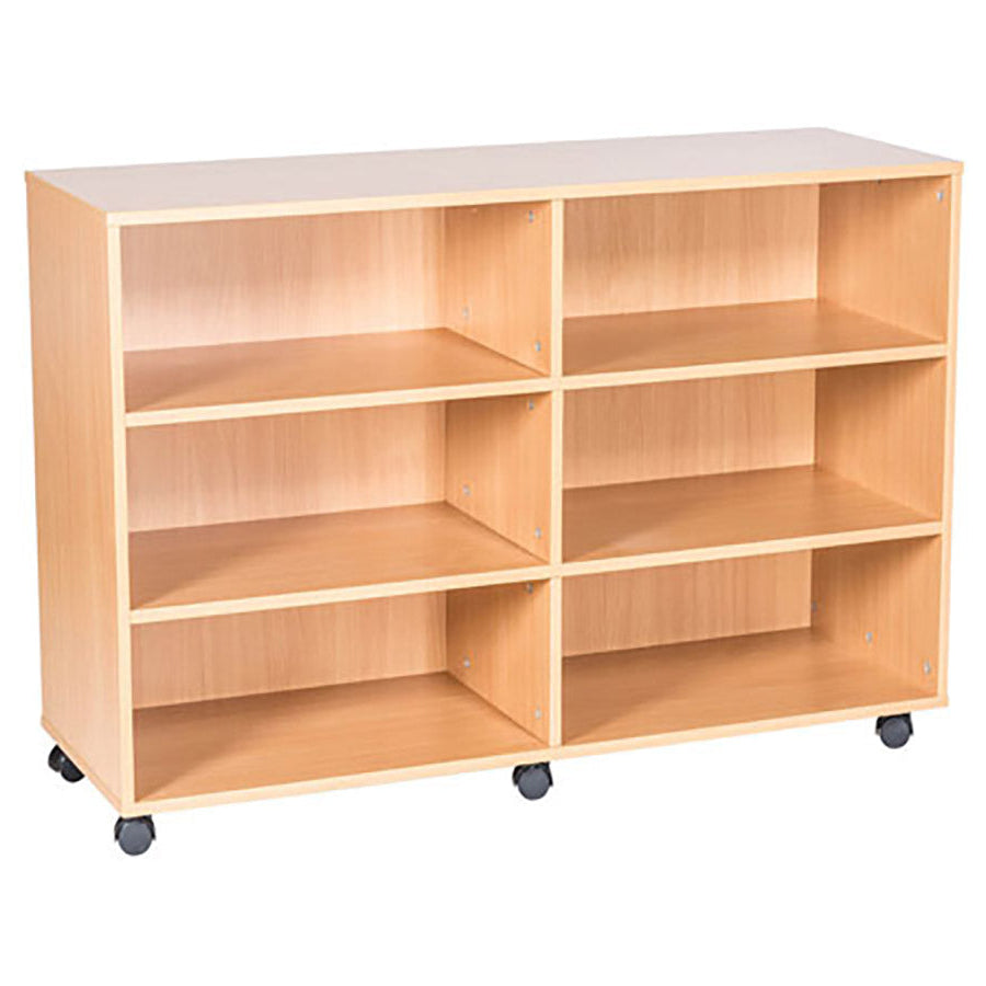 Smart Storage Double Mobile Open Shelf H943 x W1358 x D460mm