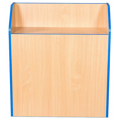Smart Storage Folio 750mm Wide Library Blanking Unit with Shelf front view