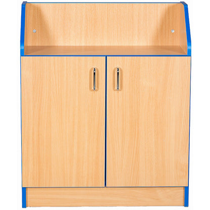 Smart Storage Folio 750mm Wide Library Bookcase Cupboard front view