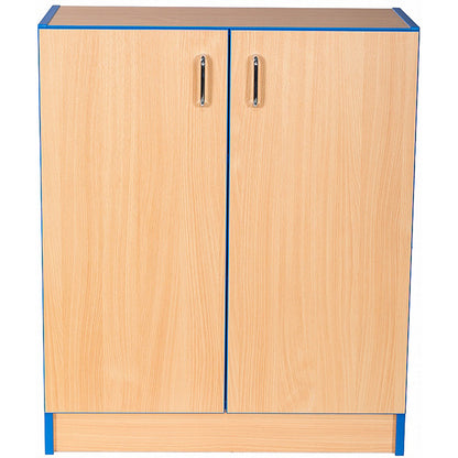 Smart Storage Folio 750mm Wide Library Flat Top Bookcase Cupboard front facing