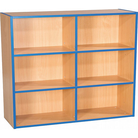 Smart Storage KubbyKurve Library Three Tier 2+2+2 Shelf Unit W1000mm