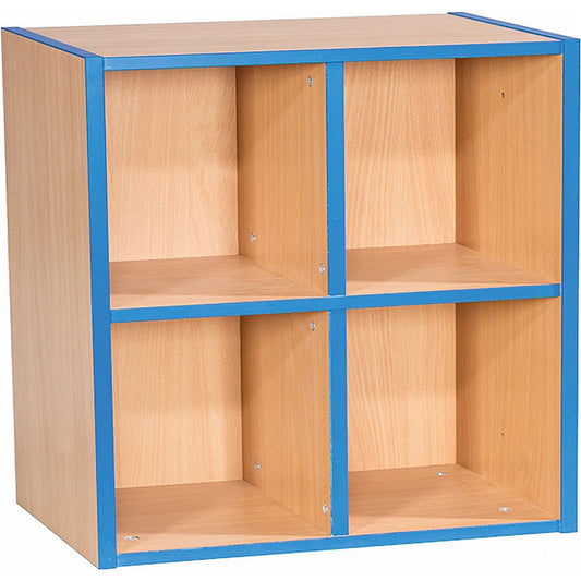 Smart Storage KubbyKurve Library Two Tier 2+2 Shelf Unit W500mm