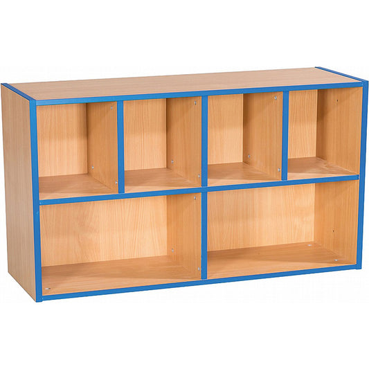 Smart Storage KubbyKurve Library Two Tier 4+2 Shelf Unit W1000mm