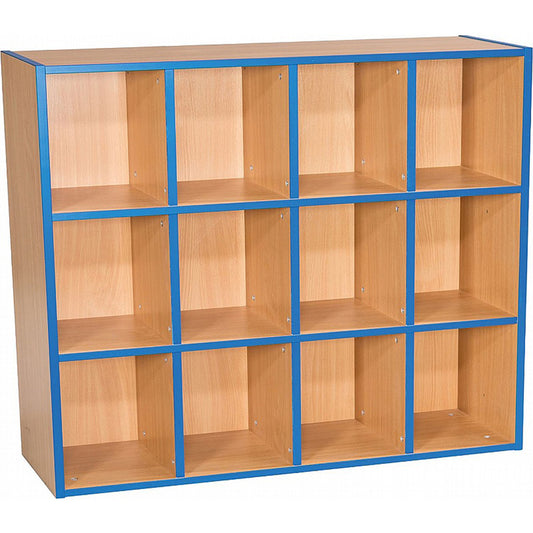 Smart Storage KubbyKurve Library Two Tier 4+4+4 Shelf Unit W1000mm