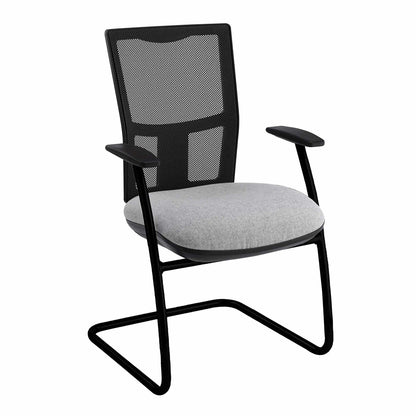 Summit E-Lite Visitor Chair with Black Mesh Back and arms SCTEX160 CO63619