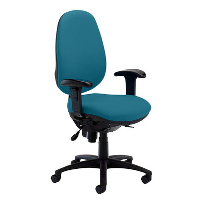 Summit Ergonomic 24hr Round Back Task Chair SCT91ADJ CO36319 1
