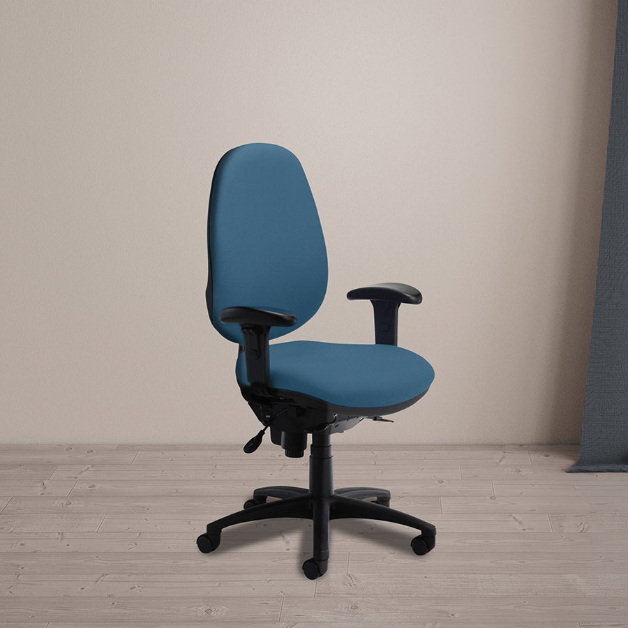 Summit Ergonomic 24hr Round Back Task Chair SCT91ADJ CO36319 Render