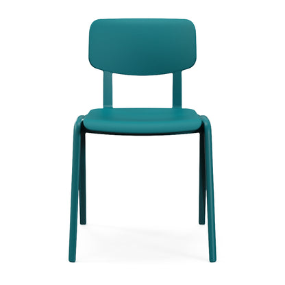 Sutton Chair One Piece Polypropylene Lagoon Front View