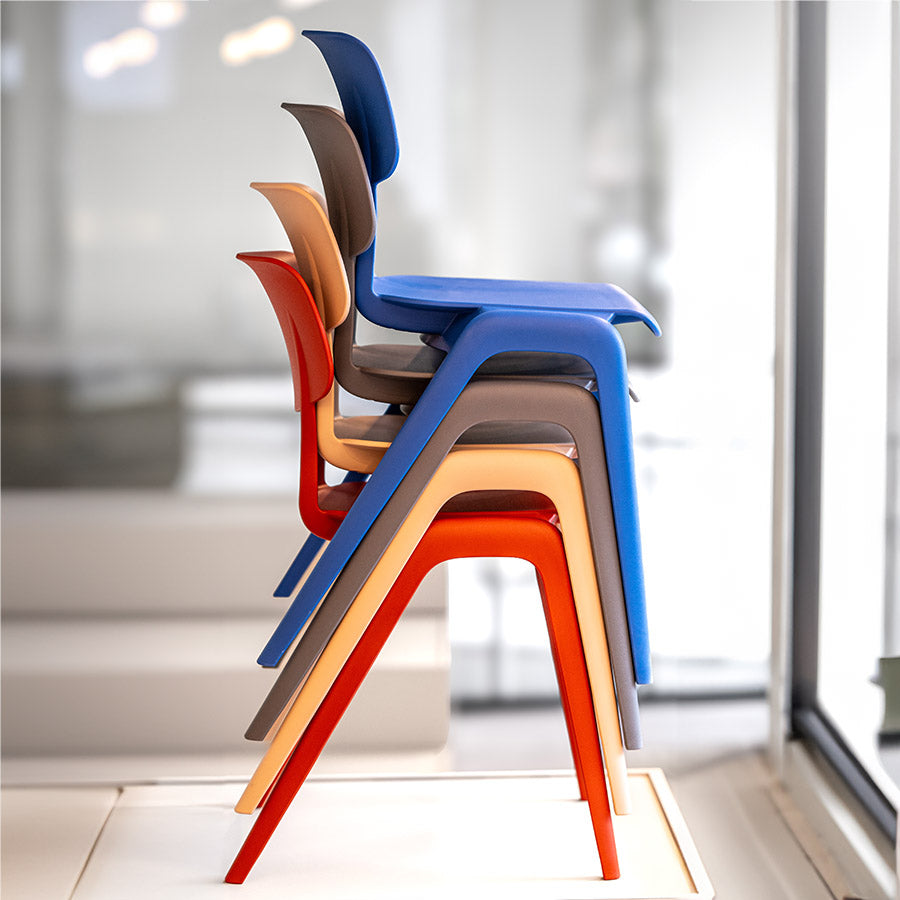 Sutton Stacking Chairs One Piece Polypropylene 