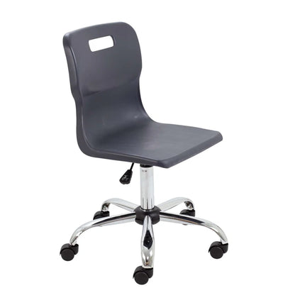 Titan Swivel Chair with Chrome Base