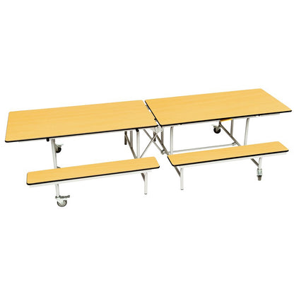 Rectangular Mobile Folding Bench Unit