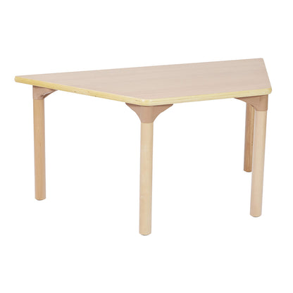 Beechwood Trapezoidal Table