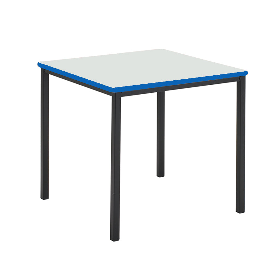 Morleys Fully Welded Classroom Table 600x600 Square ABS Edge
