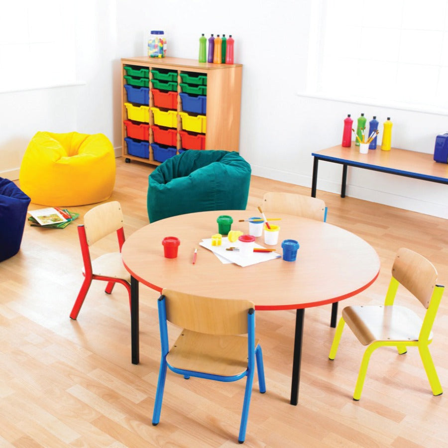 Morleys Fully Welded Classroom Table 1200x600 Rectangle ABS Edge - Classroom Pack