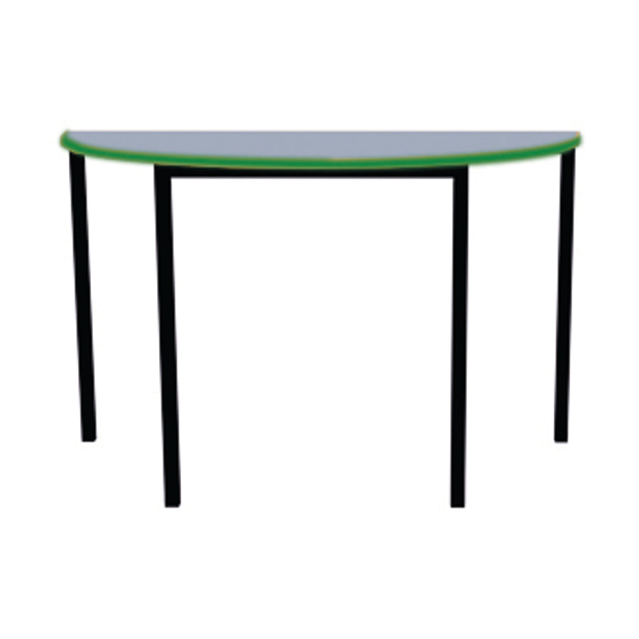Morleys Fully Welded Classroom Table 1200x600 Semi Circular ABS Edge