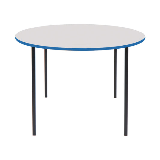 Morleys Fully Welded Classroom Table 1100dia. Circular ABS Edge