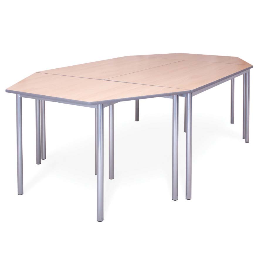 Morleys Fully Welded Classroom Table 1100x550 Rectangle MDF Edge