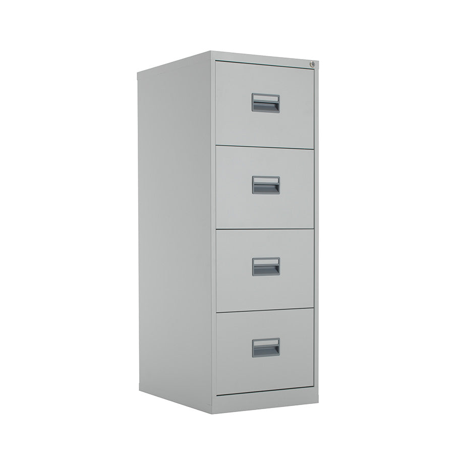 Talos Steel Filing Cabinet 4 drawer Grey
