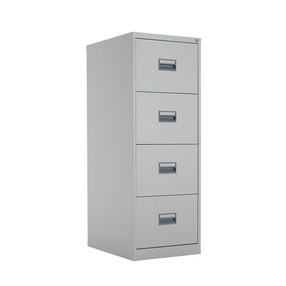 Talos Steel Filing Cabinet 4 drawer Grey