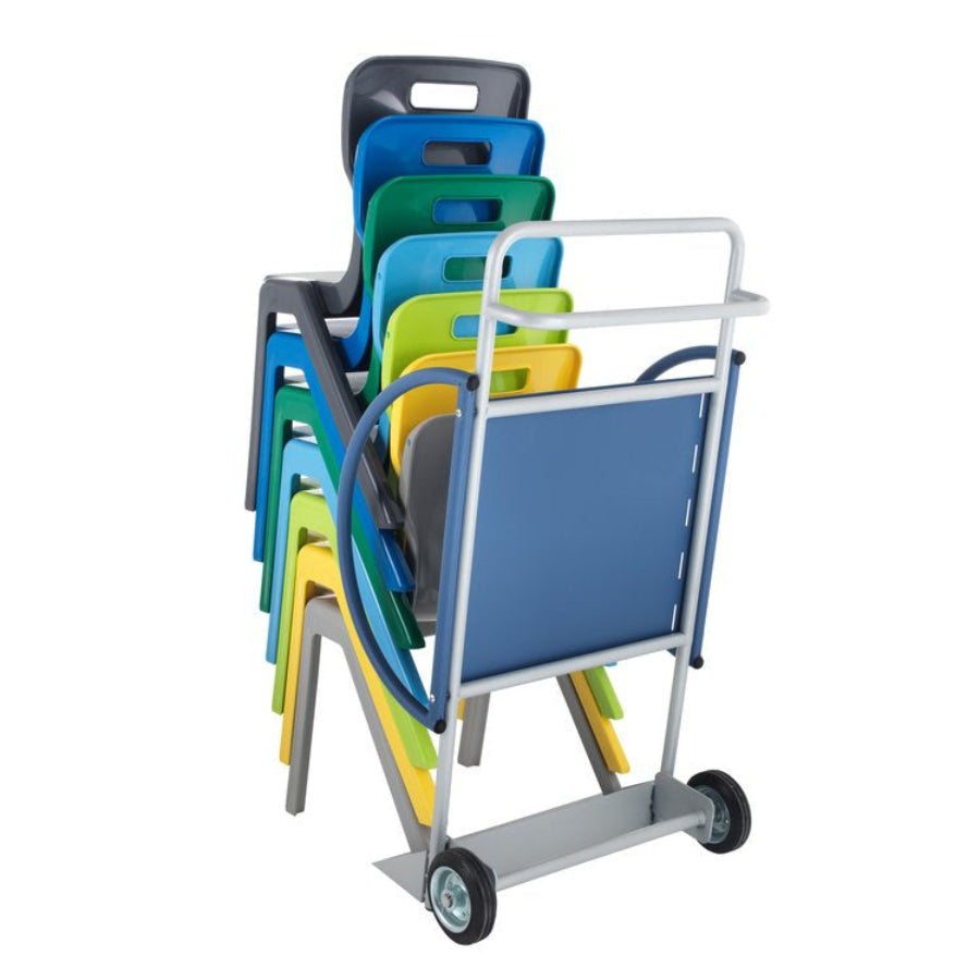 Titan Chair Trolley Back View Stack