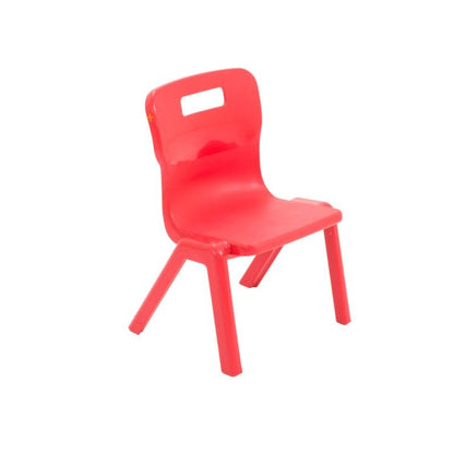 Titan Poly One Piece Chair Size Mark 1 SH260 Red
