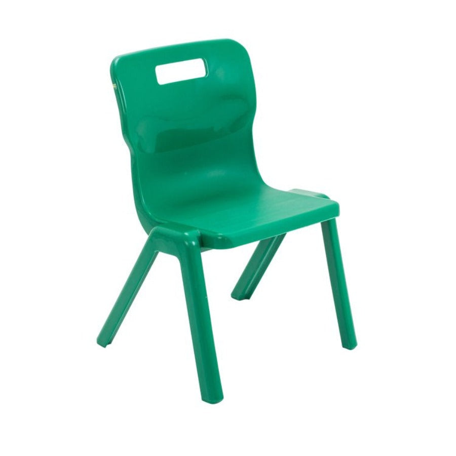 Titan Poly One Piece Chair Size Mark 3 SH350 Green