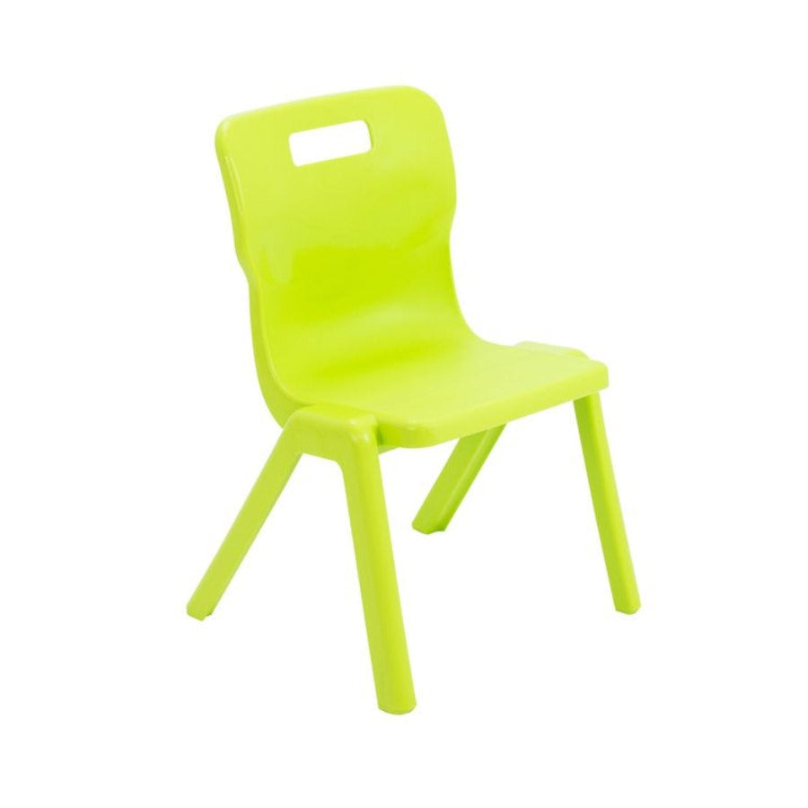 Titan Poly One Piece Chair Size Mark 3 SH350 Lime Green