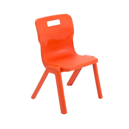 Titan Poly One Piece Chair Size Mark 3 SH350 Orange