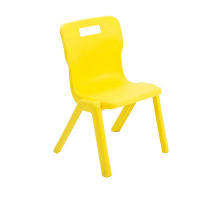 Titan Poly One Piece Chair Size Mark 3 SH350 Yellow
